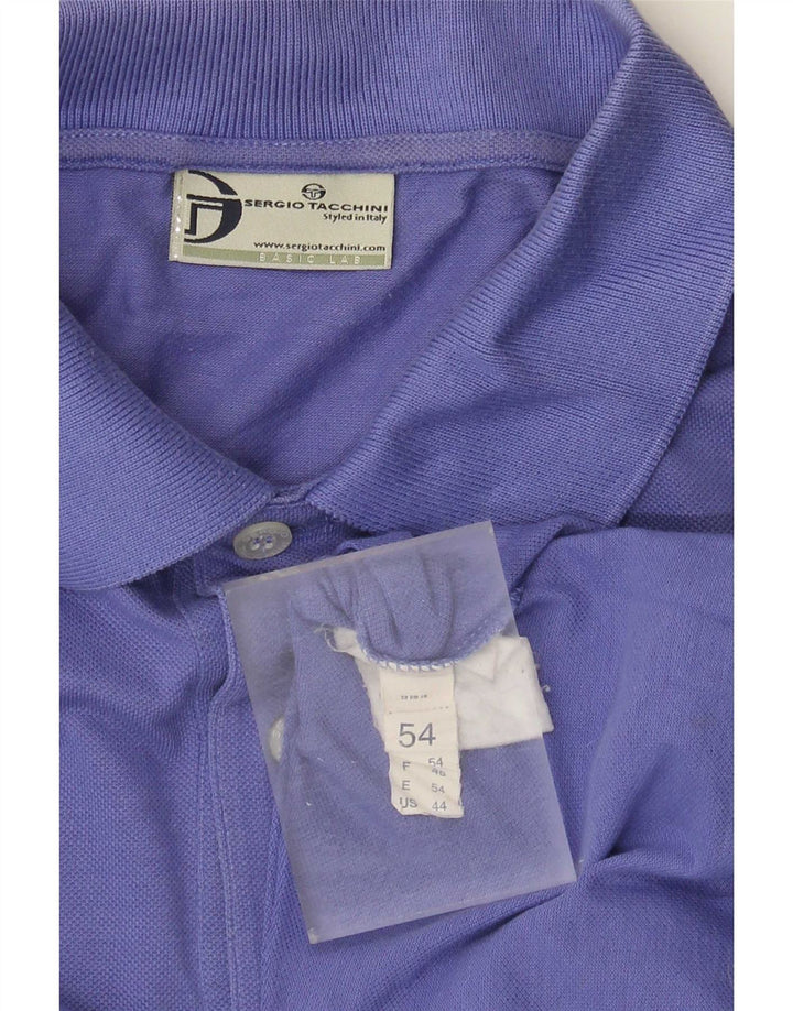 Sergio Tacchini Ανδρικό μπλουζάκι πόλο IT 54 XL Μωβ