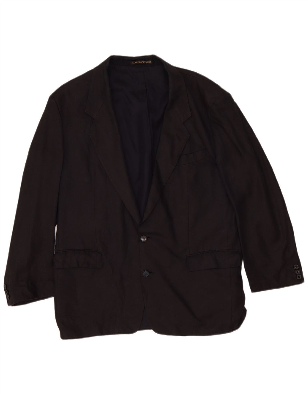 Marks & Spencer Ανδρικό Μπουφάν Blazer UK 44 XL Μαύρο λινό Classic