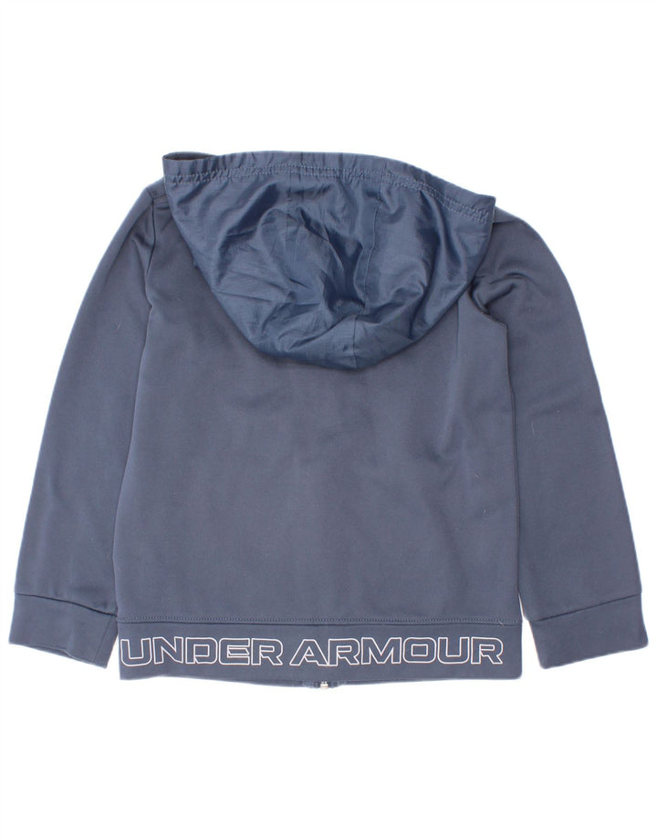 Under Armour Boys Zip Hoodie πουλόβερ 5-6 ετών Navy Blue Polyester