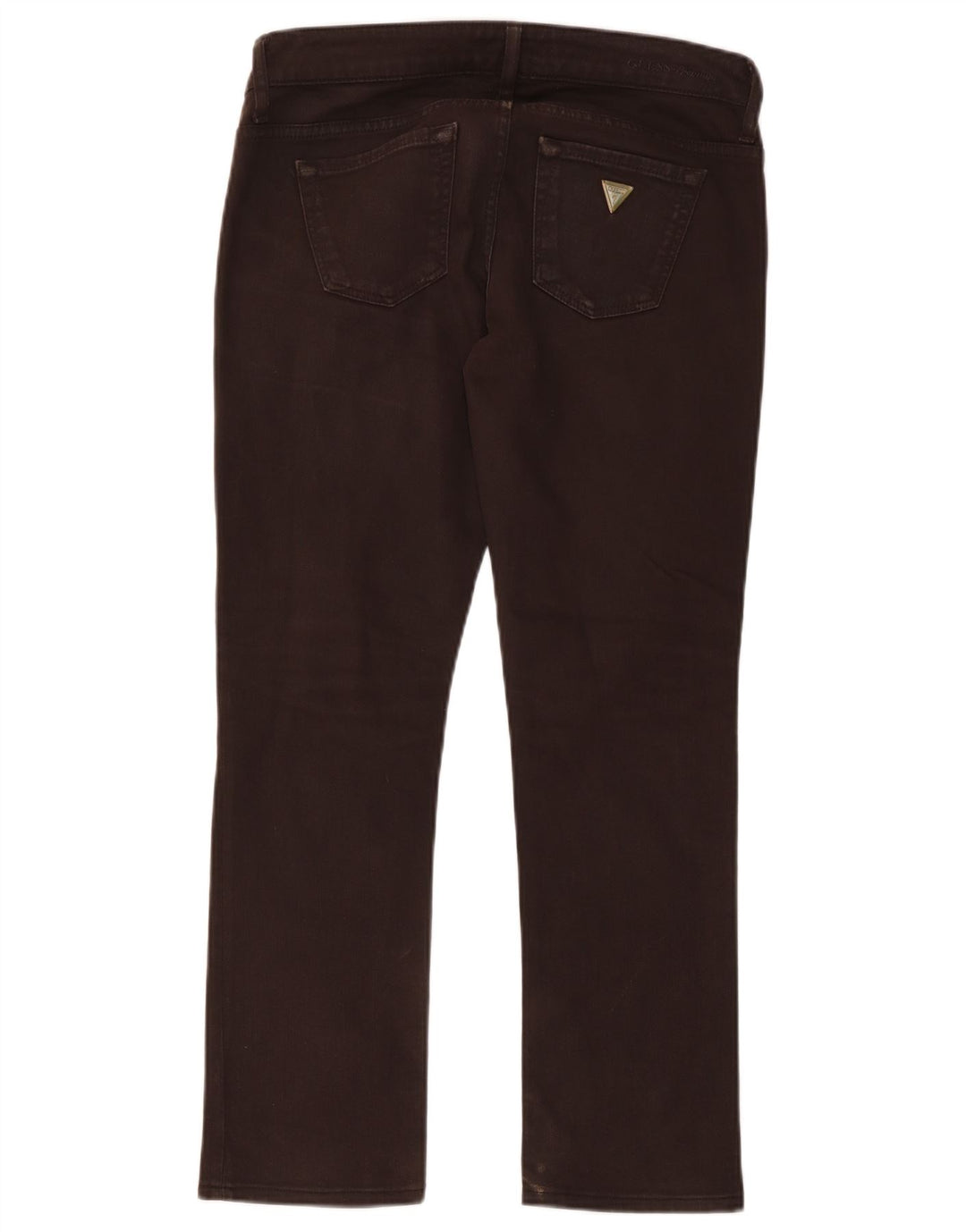Guess Γυναικείο Slim Jeans W29 L27 Καφέ Βαμβακερό