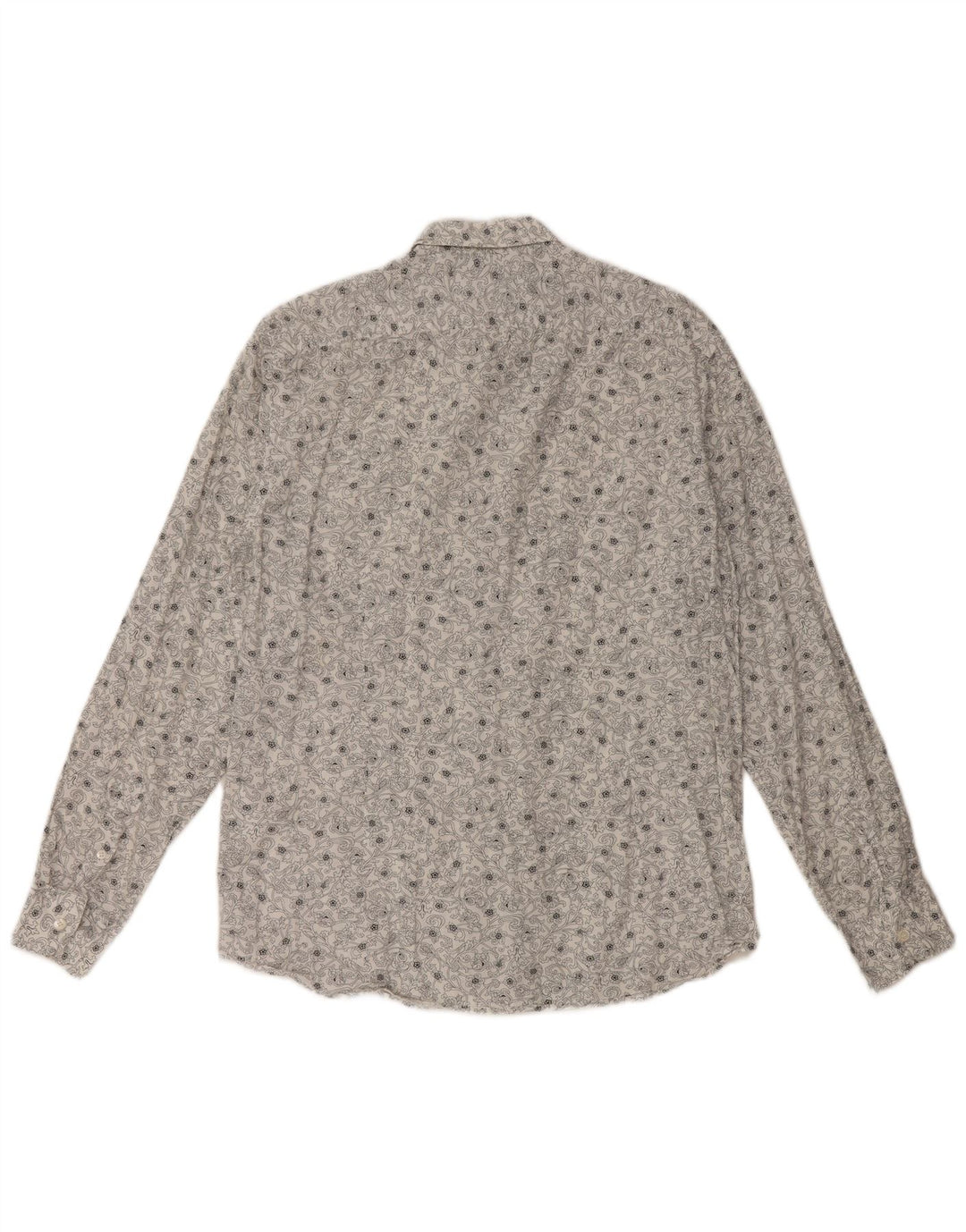 Ανδρικό πουκάμισο TED BAKER Μέγεθος 3 Μεσαίο Λευκό φλοράλ βαμβακερό