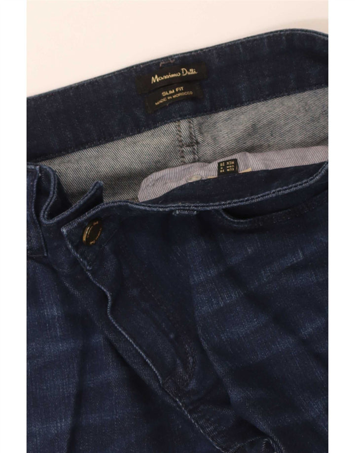 Massimo Dutti Γυναικεία Slim Jeans EU 38 Small W28 L32 Navy Blue