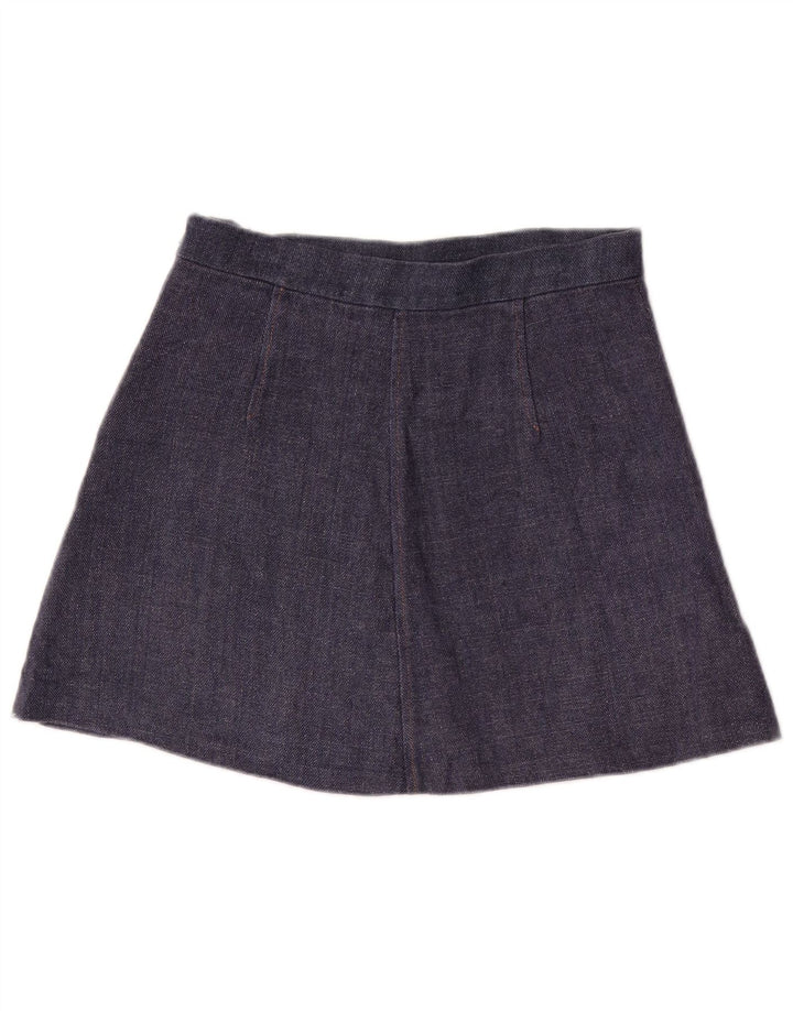 Zara Γυναικεία Μίνι Φούστα Μεσαίο W28 Μπλε