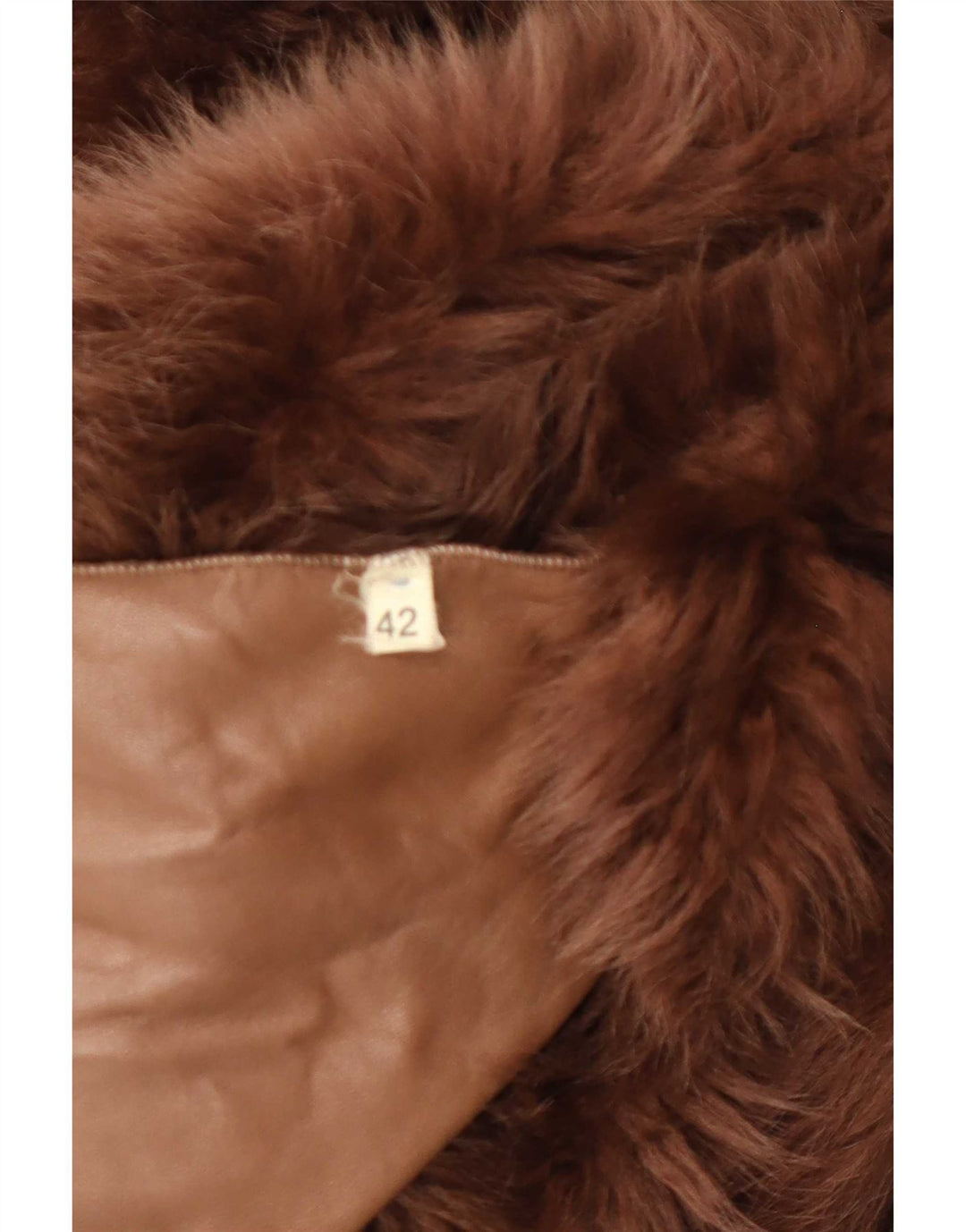 Vintage Γυναικείο Παλτό Shearling IT 42 Μεσαίο Καφέ