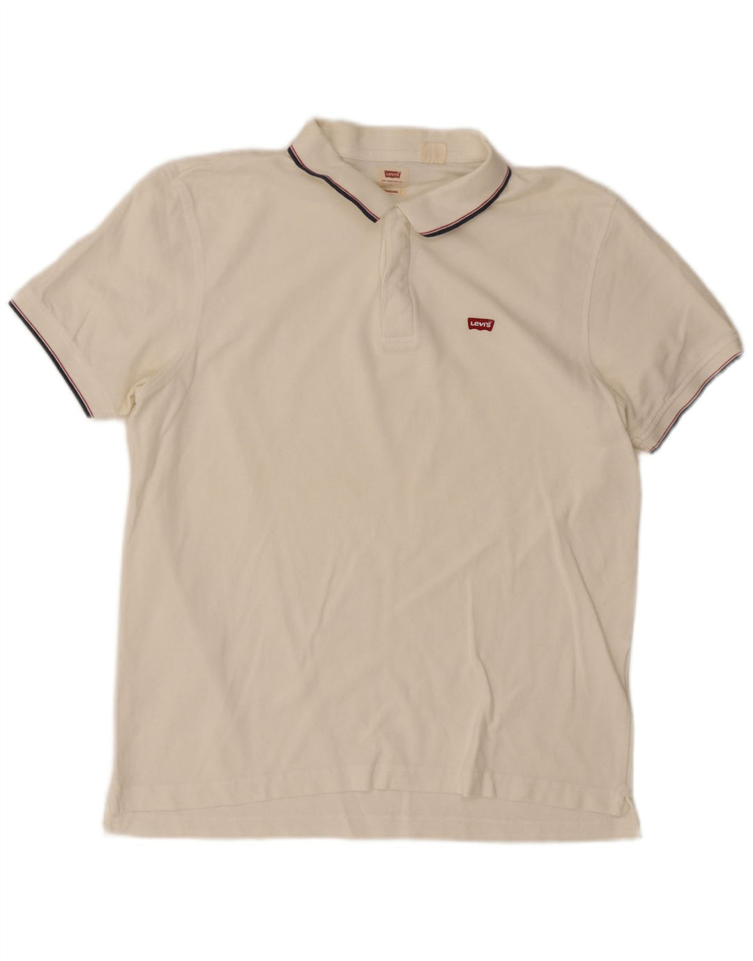 Ανδρικό πουκάμισο Levi's Standard Polo μεγάλο λευκό