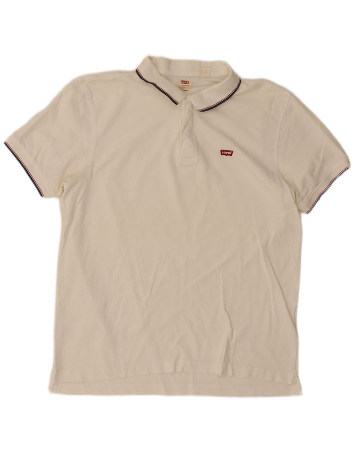 Ανδρικό πουκάμισο Levi's Standard Polo μεγάλο λευκό