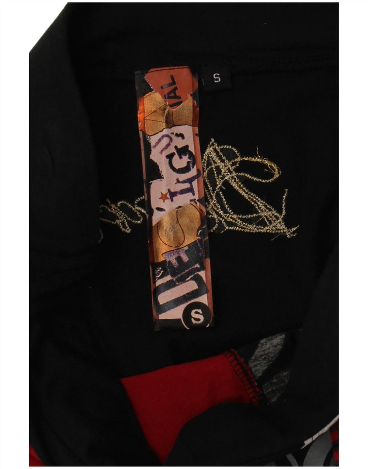 Γυναικεία γραφική ασύμμετρη φούστα Desigual Small W27 Μαύρη