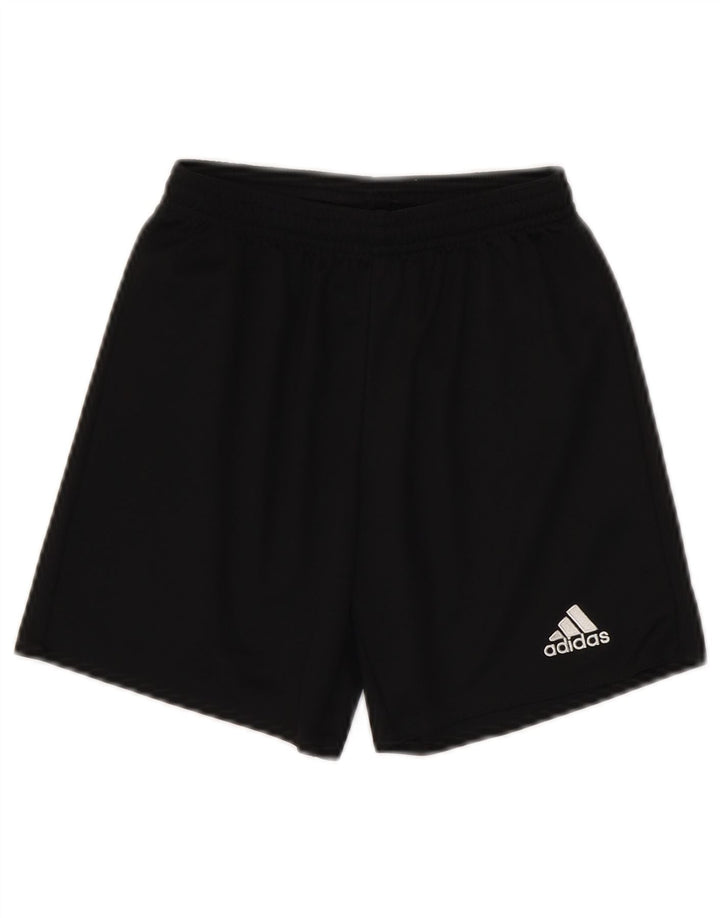 Αθλητικό σορτς ADIDAS Boys Climalite 9-10 ετών Μαύρο Πολυεστέρα