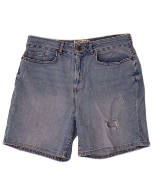 Fat Face Γυναικείο τζιν σορτς UK 12 Medium W30 Μπλε βαμβακερό