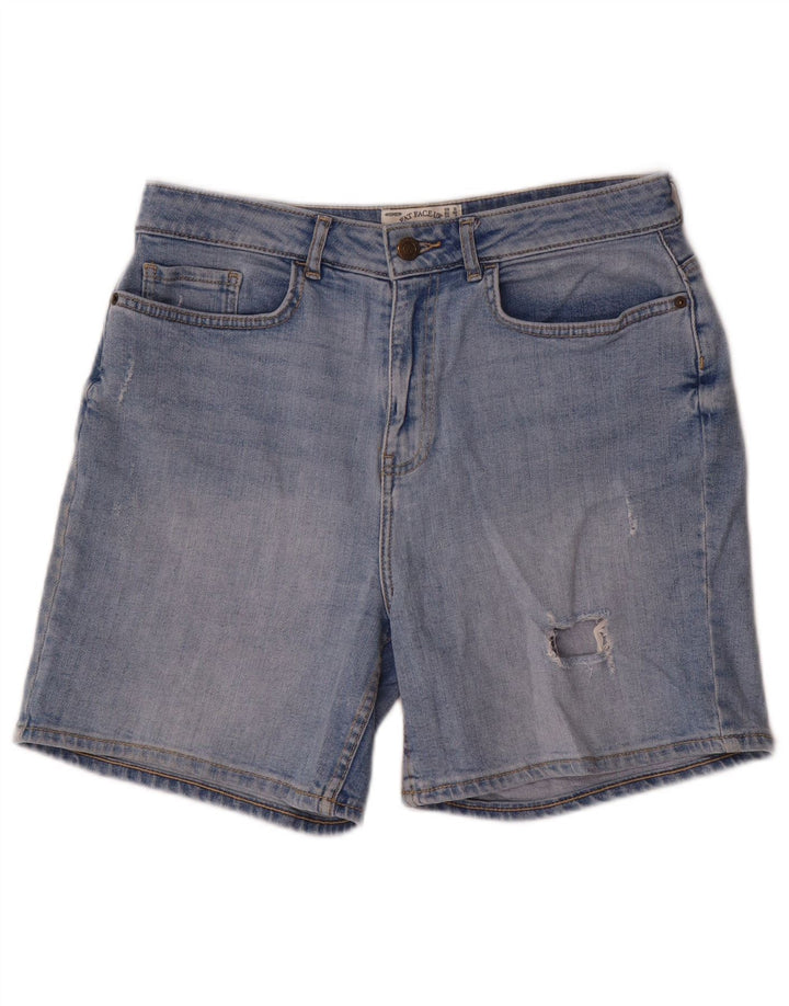 Fat Face Γυναικείο τζιν σορτς UK 12 Medium W30 Μπλε βαμβακερό