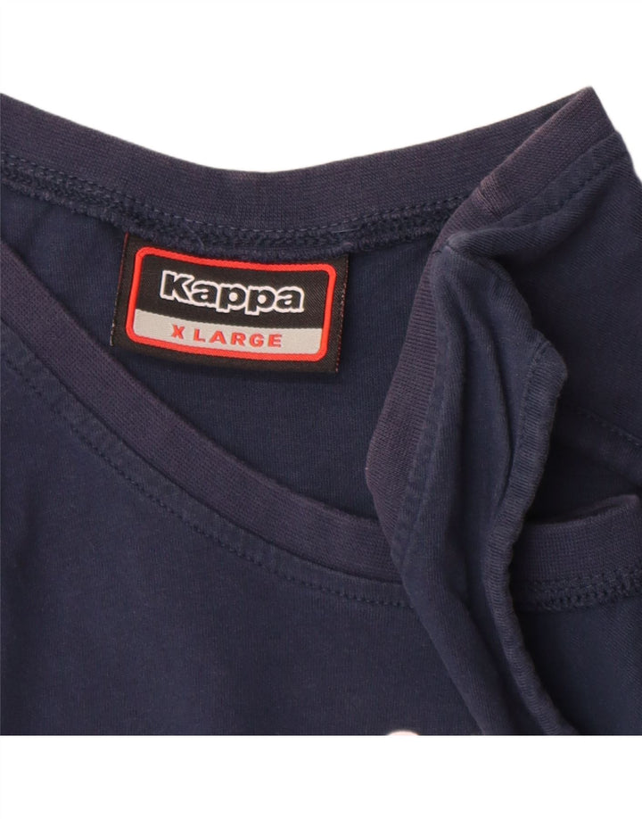 Ανδρικό γραφικό γιλέκο Kappa Top XL Navy Blue