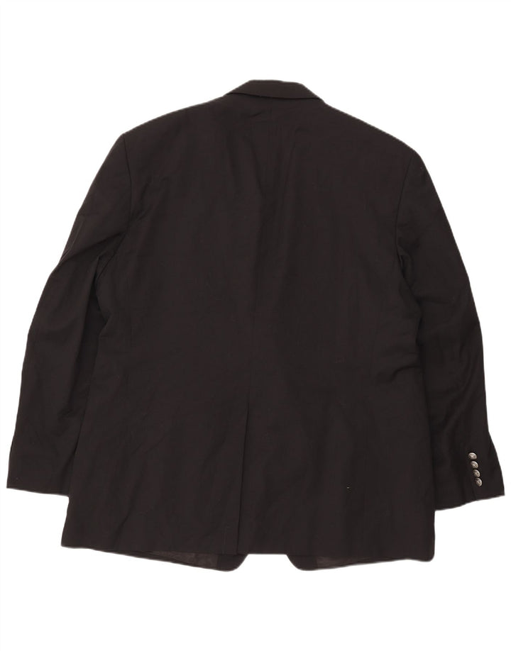 Ralph Lauren Ανδρικό σακάκι με 2 κουμπιά σακάκι UK 46 2XL μαύρο μαλλί