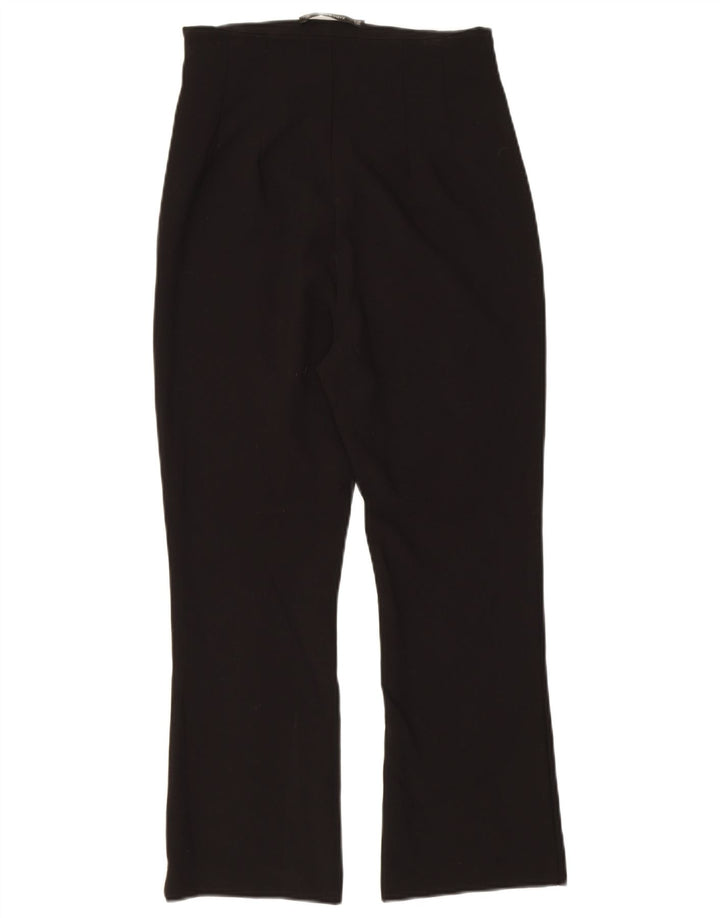 Zara Γυναικείο μποτάκι Cropped Παντελόνι W26 L23 Μαύρο