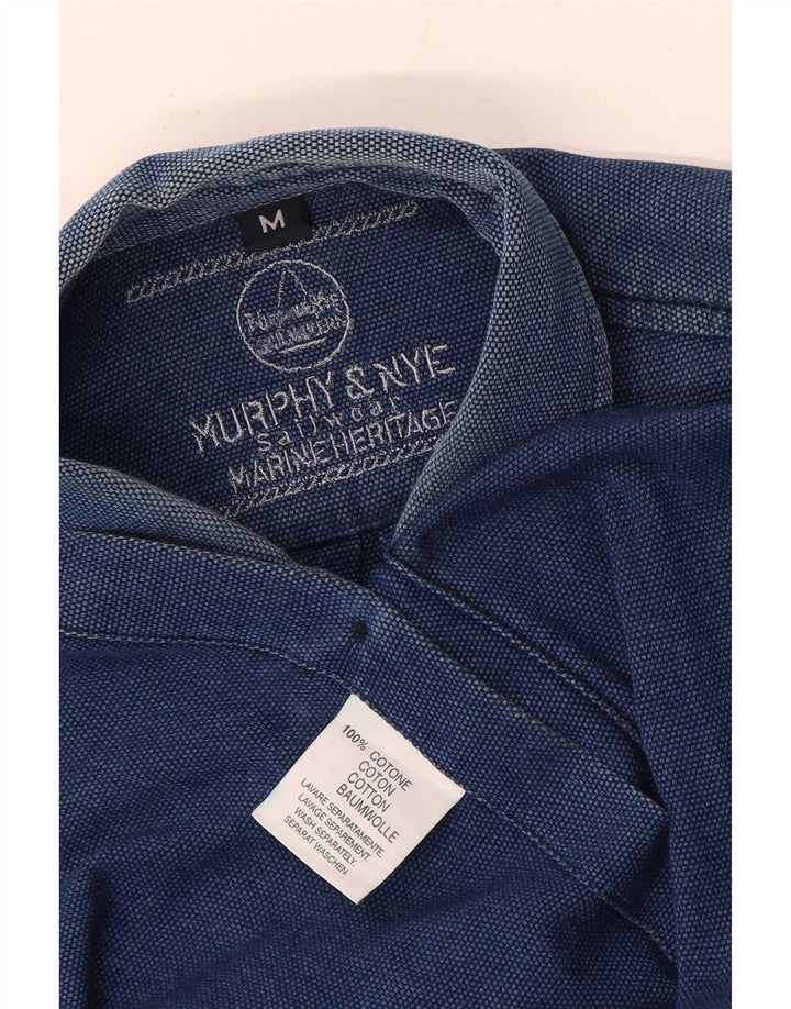 Ανδρικό πουκάμισο ιστιοφόρο Murphy & Nye, μεσαίο μπλε βαμβακερό