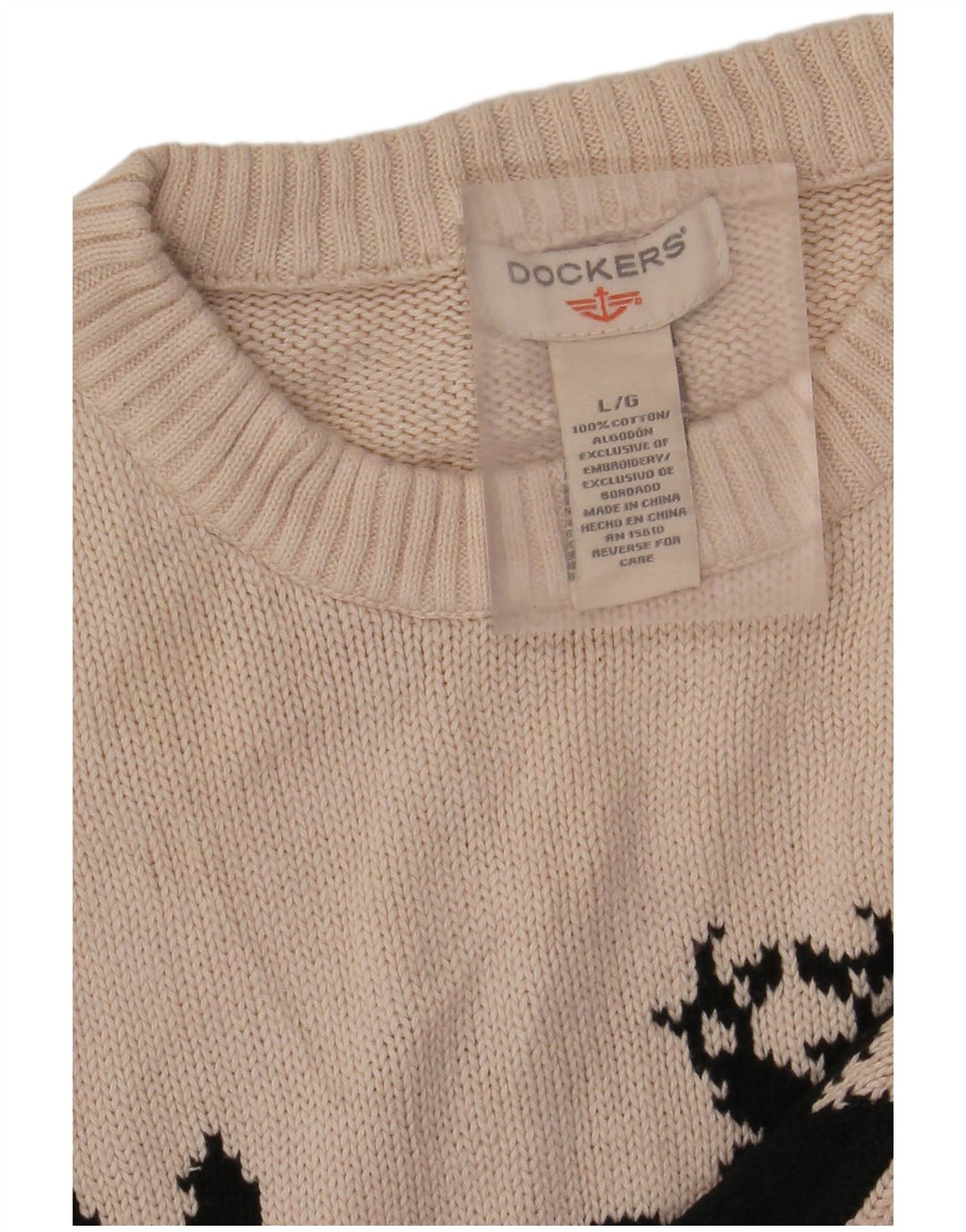 Dockers ανδρικό γιλέκο Tank Top Μεγάλο κόκκινο Fair Isle Cotton