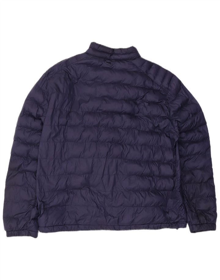 Zara Ανδρικό μπουφάν με επένδυση UK 44 2XL Navy Blue Polyester