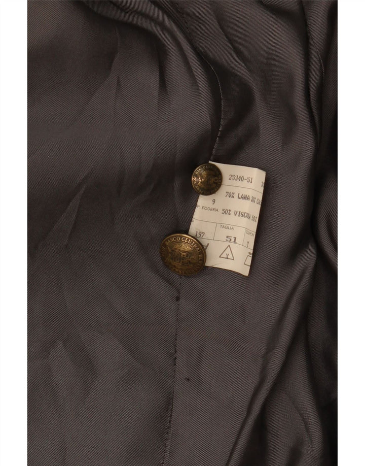 Vintage Γυναικείο Μπουφάν Blazer IT 51 2XL Γκρι Μαλλί