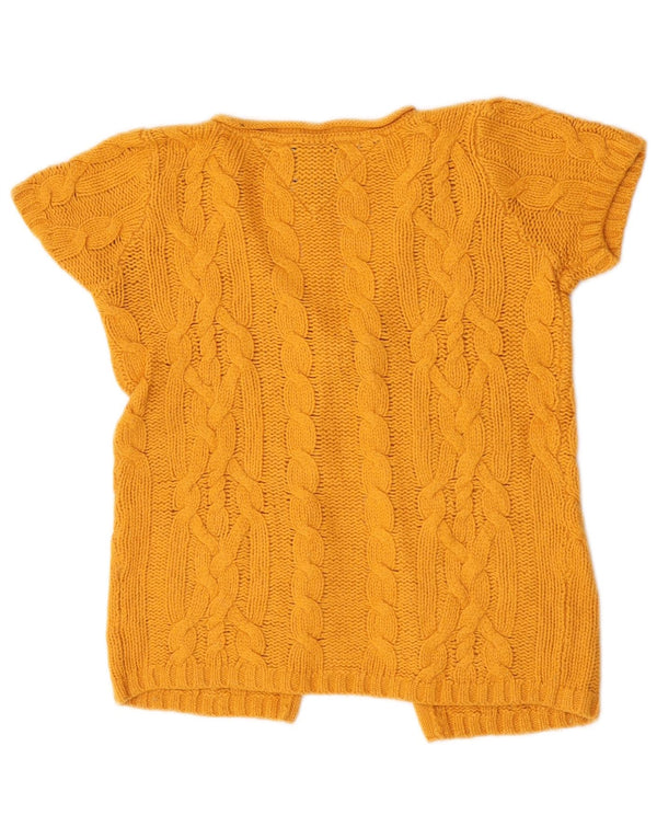 Γυναικείο κοντομάνικο ζακέτα Tommy Hilfiger UK 10 Small Yellow