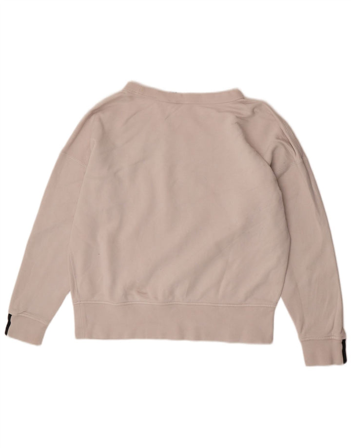 Γυναικείο φούτερ Adidas Oversized Jumper UK 10 Small λευκό βαμβακερό