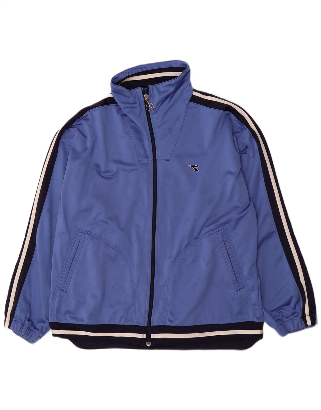 DIADORA Γυναικεία αθλητική φόρμα Top Jacket UK 12 Medium Blue Colourblock