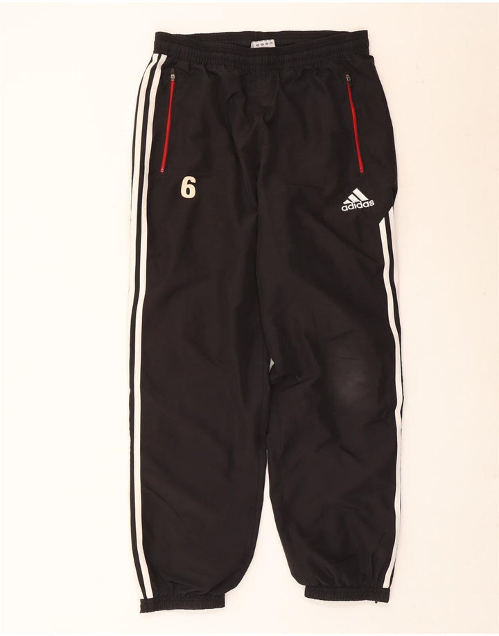 Adidas Ανδρική φόρμα παντελόνι Joggers UK 38/40 Μεσαίο Μαύρο Πολυεστέρα