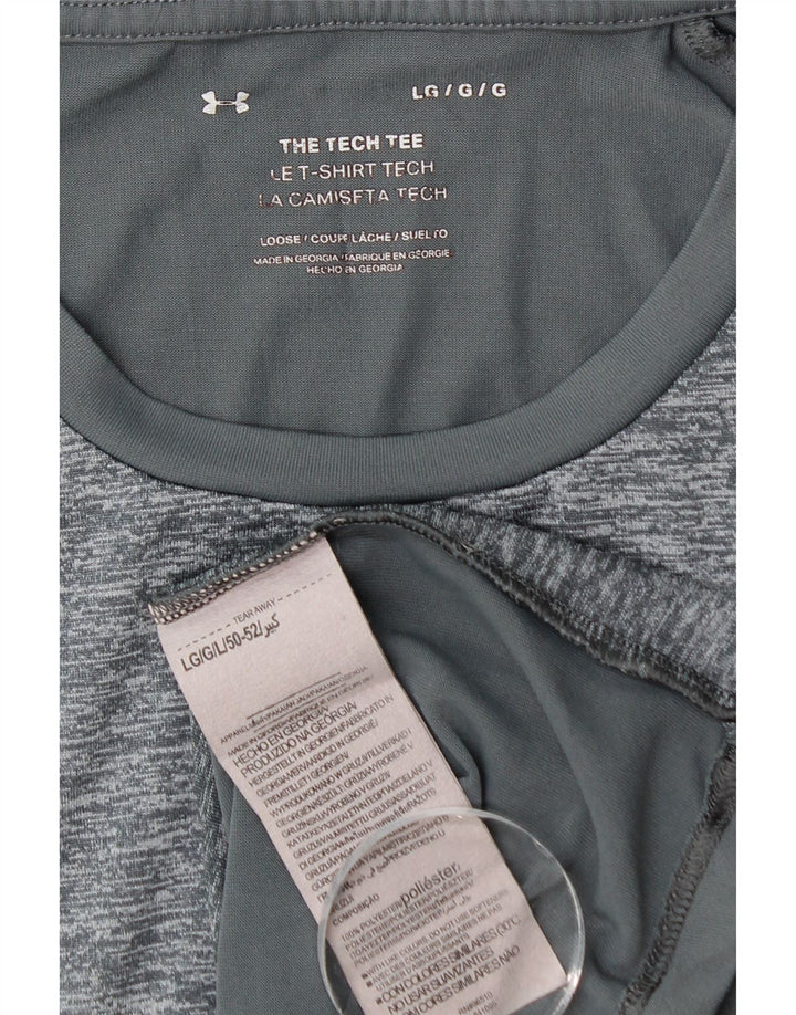 Ανδρικό T-Shirt Under Armour Top Large Grey Flecked Polyester