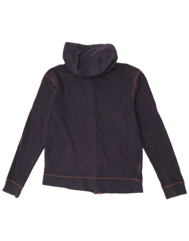 Ανδρικό πουλόβερ με κουκούλα με φερμουάρ Mountain Warehouse Βαμβακερό μεσαίο ναυτικό