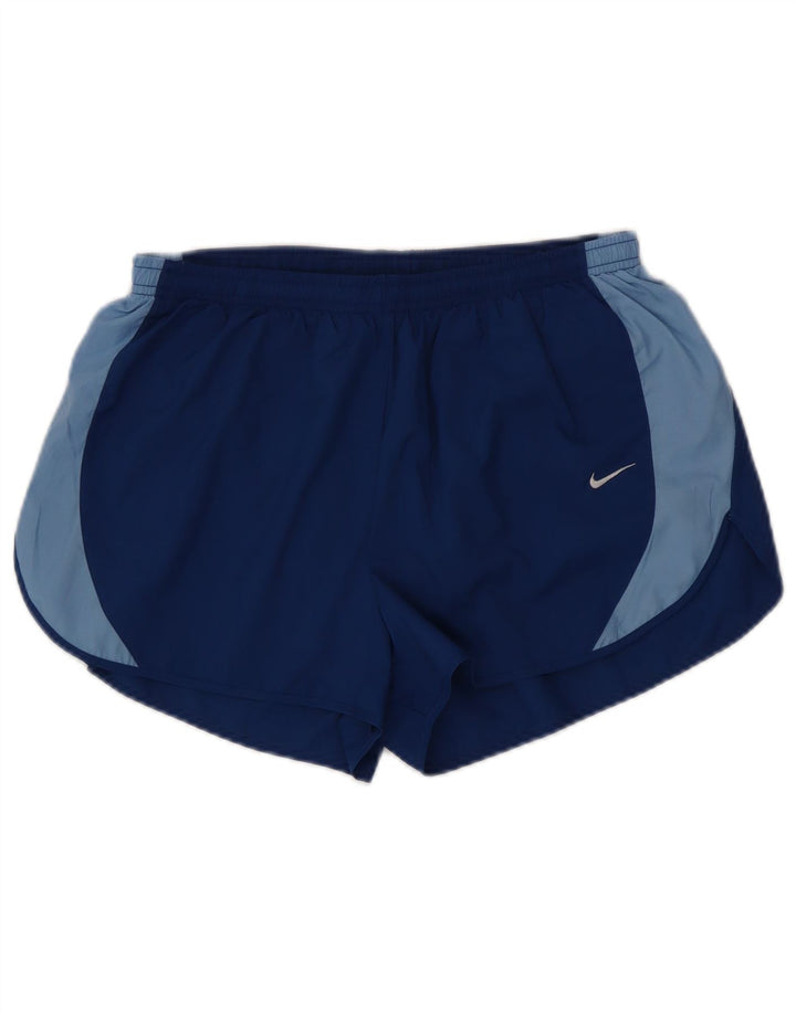 Ανδρικό αθλητικό σορτς NIKE Dri Fit σε μεγάλο μπλε χρώμα από πολυεστέρα