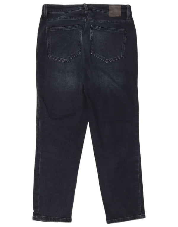 MASSIMO DUTTI Γυναικείο κωνικό τζιν EU 40 Medium W30 L27 Navy Blue Cotton