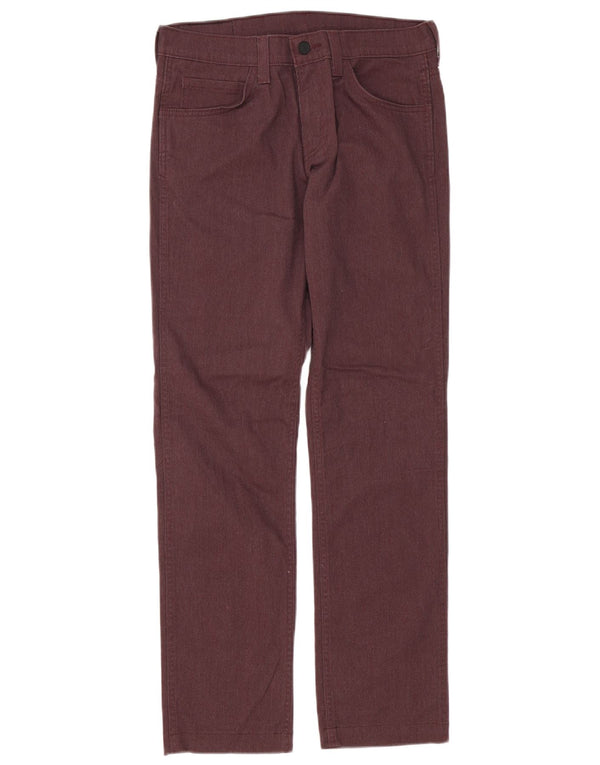 Levi's Mens 511 Slim Jeans W30 L30 Βουργουνδί Βαμβακερό