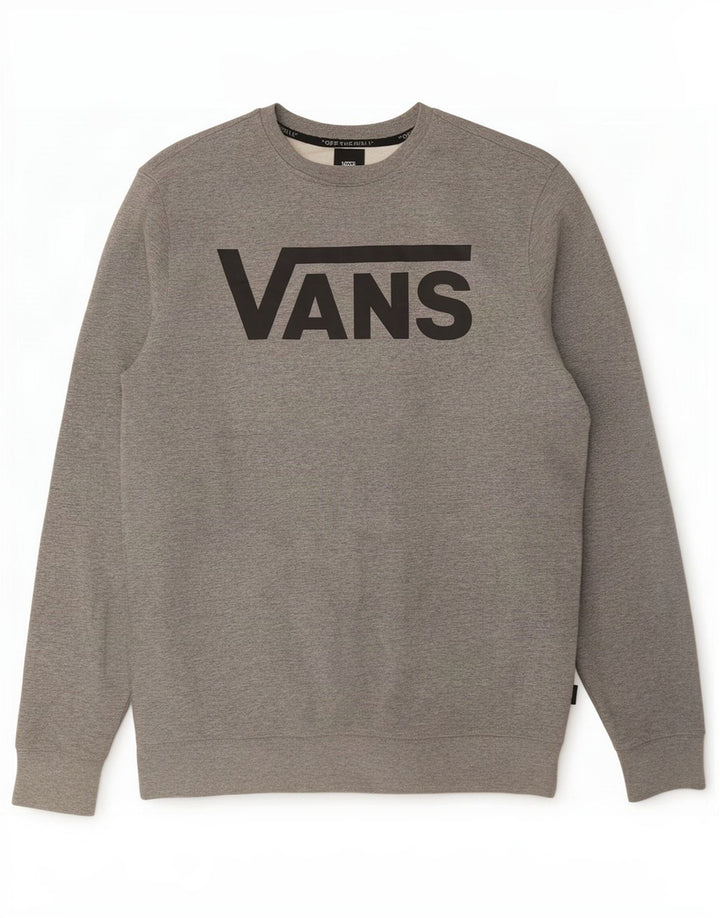 Ανδρικό γραφικό φούτερ Vans Jumper Μεσαίο γκρι βαμβακερό