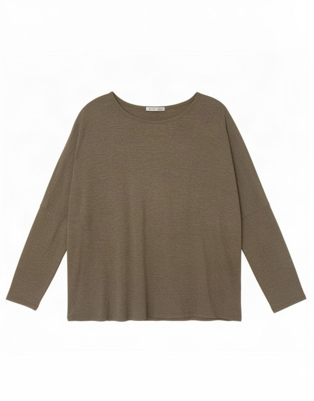 Zara Γυναικείο τοπ μακρυμάνικο UK 10 Small Khaki