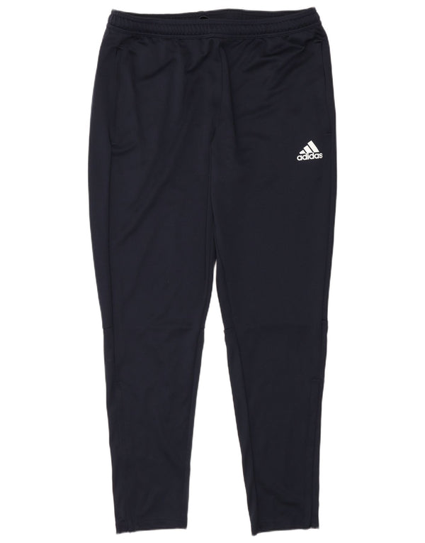 Adidas Mens Tracksuit Trousers UK 48/50 XL Navy Blue Polyester Sports