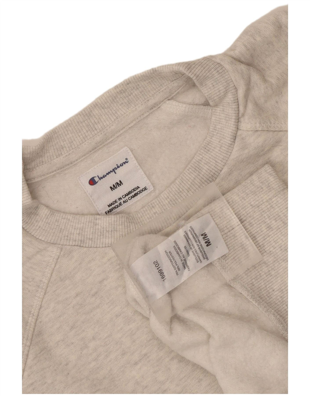 Champion Γυναικεία Φούτερ Jumper UK 14 Medium Grey Cotton