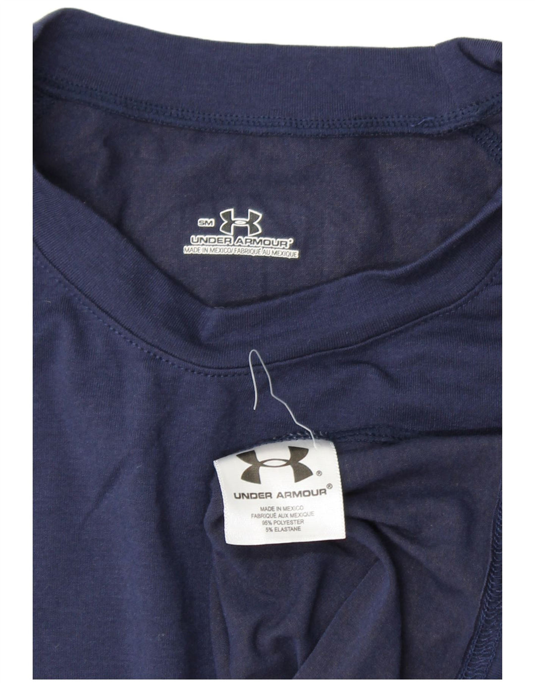 Ανδρικό T-Shirt UNDER Armour Top Small Navy Blue Polyester