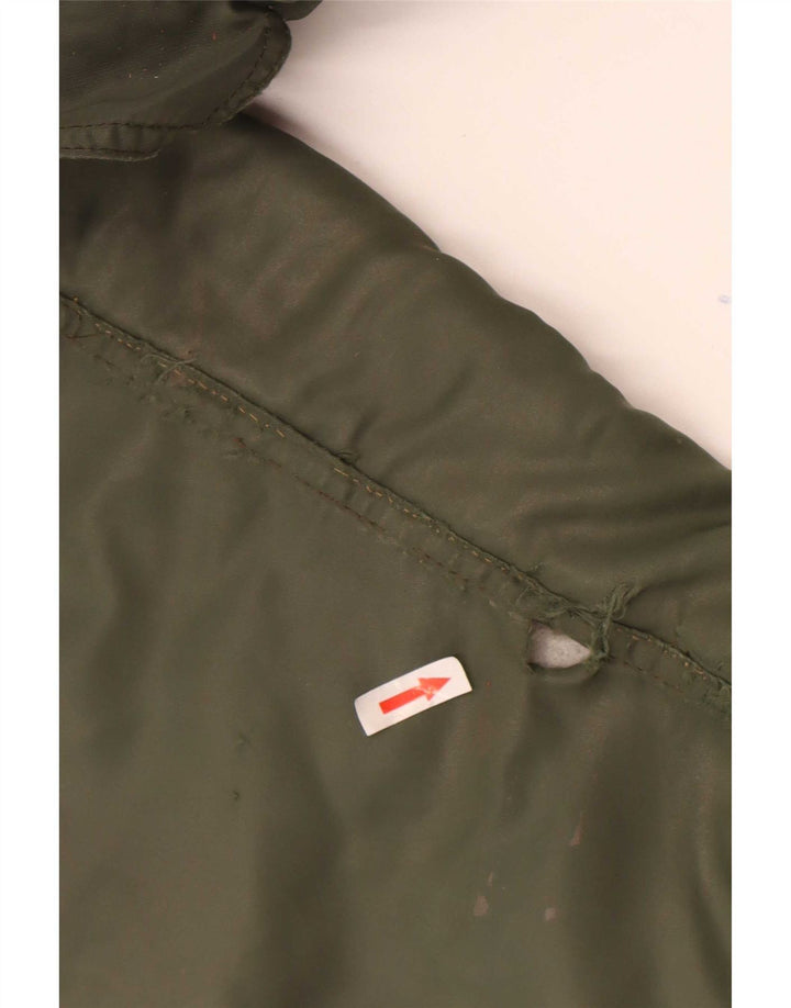 Carrera Ανδρικό μπουφάν UK 40 Large Khaki Colourblock Polyamide