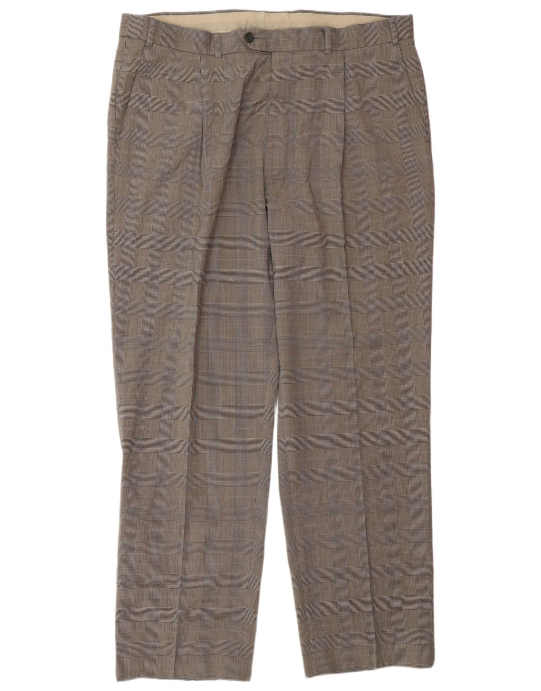 Ανδρικό παντελόνι με φόρμα Marks & Spencer W38 L31 Μαύρο Houndstooth