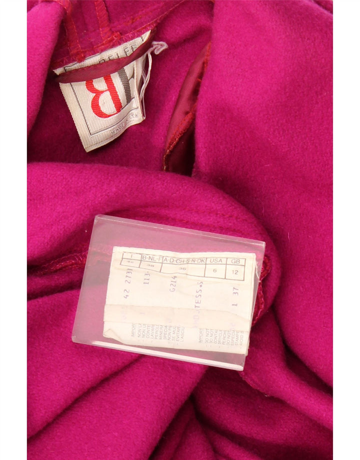 Γυναικείο Παλτό BELFE UK 12 Μαλλί μεσαίου ροζ