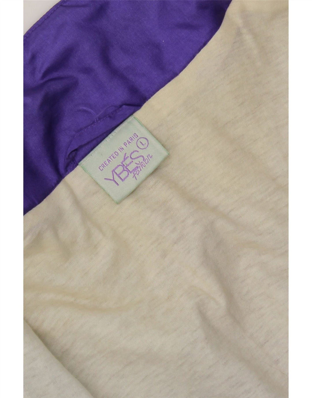 Vintage ανδρική αθλητική φόρμα Top Jacket Large Purple Colourblock Nylon