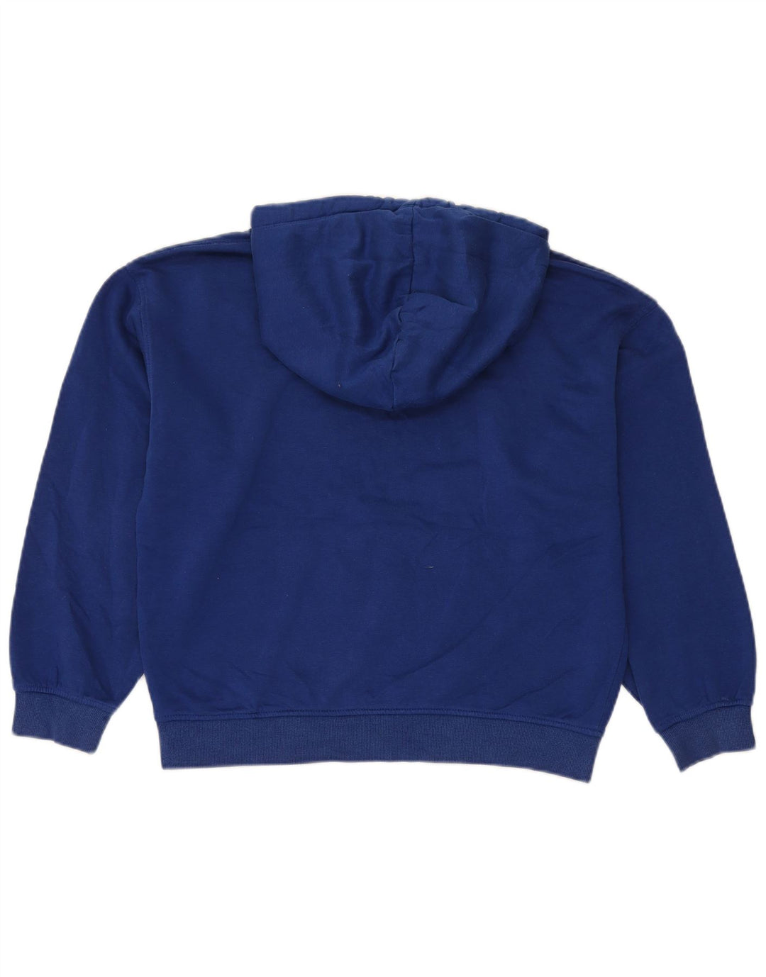 Zara Γυναικείο Hoodie Jumper UK 14 Medium Blue βαμβακερό