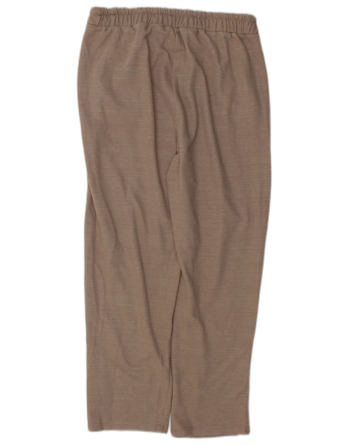 Zara Γυναικεία φόρμα παντελόνια Crop UK 12 Medium Beige