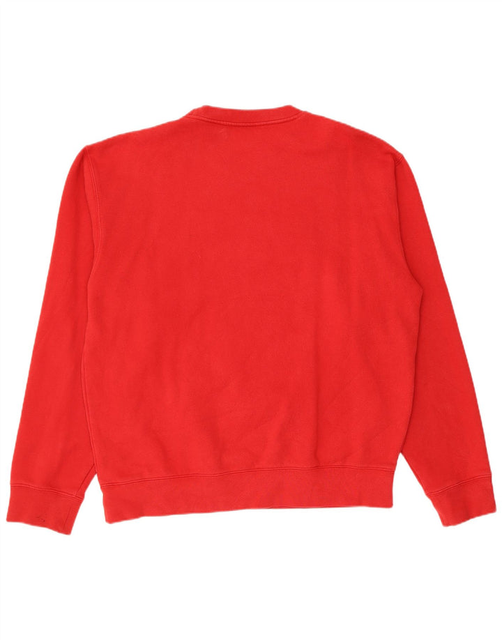 Ανδρικό γραφικό φούτερ Fila Jumper μεγάλο κόκκινο βαμβακερό