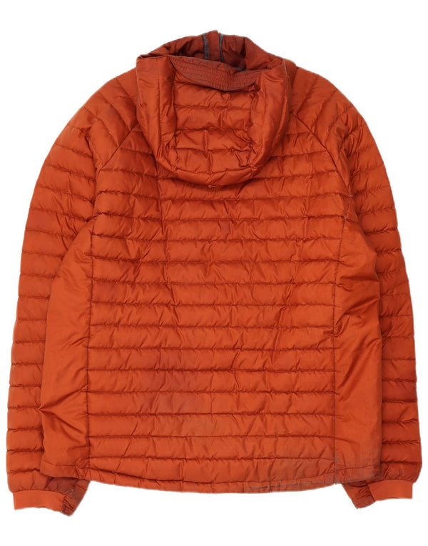 North Ridge Ανδρικό μπουφάν με κουκούλα UK 40 Large Brown Πολυεστέρας