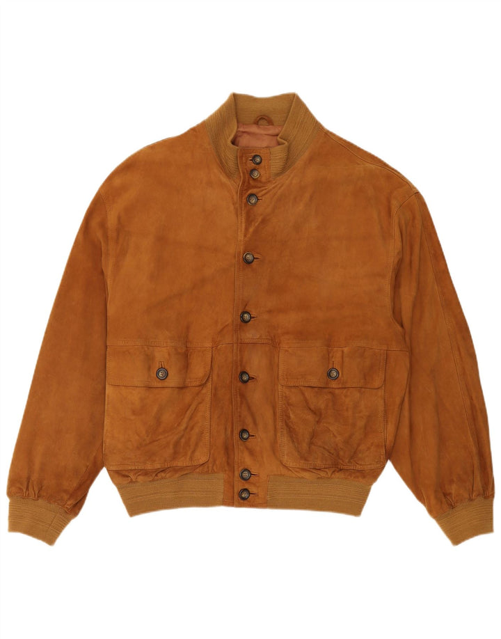 Gara Ανδρικό Suede Bomber Jacket IT 50 Large Brown