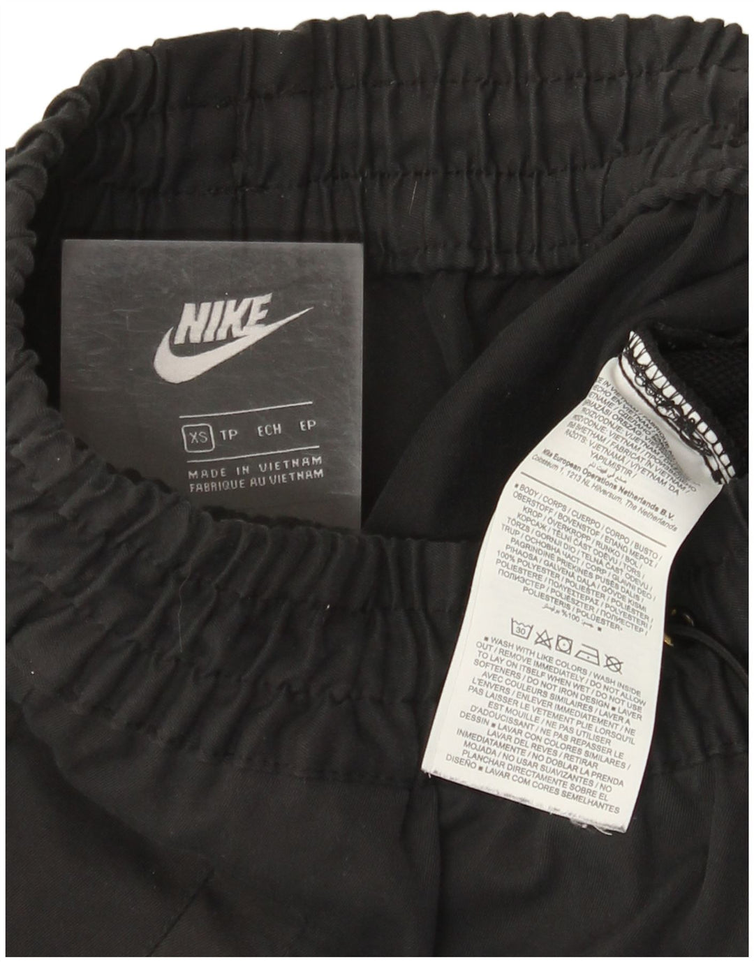 Γυναικεία αθλητική φόρμα Nike Παντελόνι Joggers UK 4 XS Μαύρο πολυεστέρα