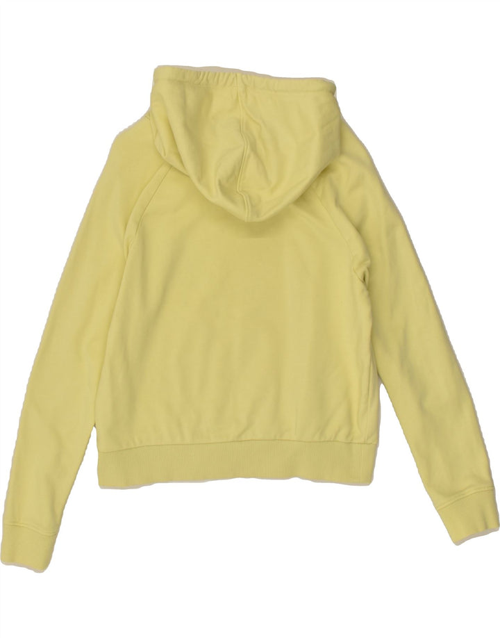 VANS Womens Graphic Hoodie Jumper UK 6 XS Yellow Cotton | Vintage Vans | Thrift | Second-Hand Vans | Used Clothing | Messina Hembry 