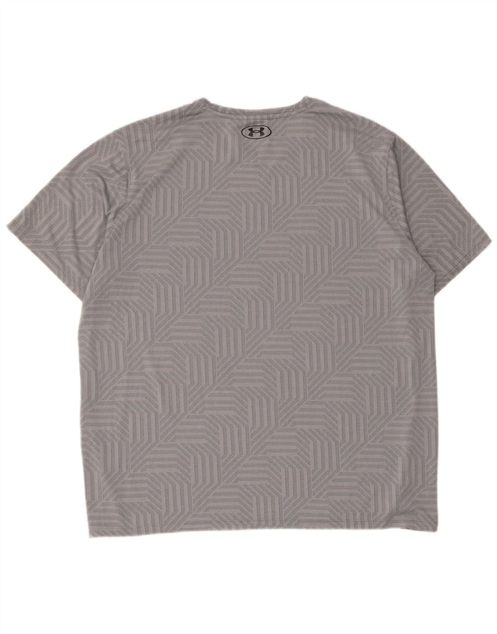 Under Armour Ανδρικό T-Shirt Top XL Grey Geometric