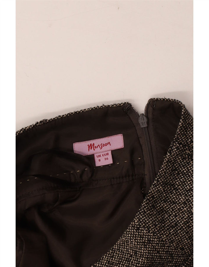 Monsoon Γυναικεία Pencil Φούστα UK 8 Small W30 Grey Flecked