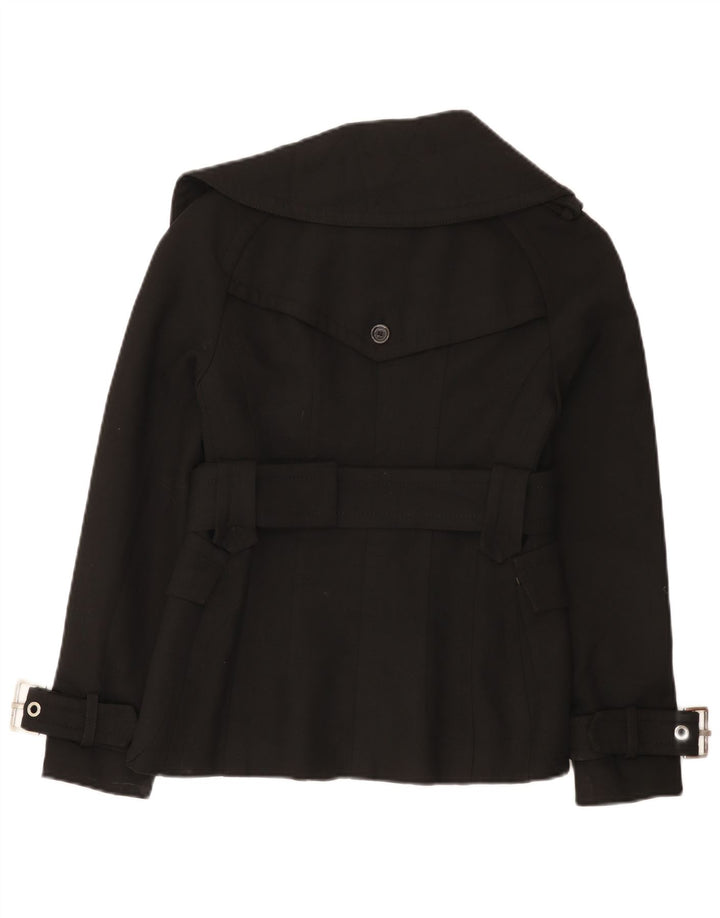 Zara Γυναικείο Biker Jacket UK 12 Medium Black Polyester
