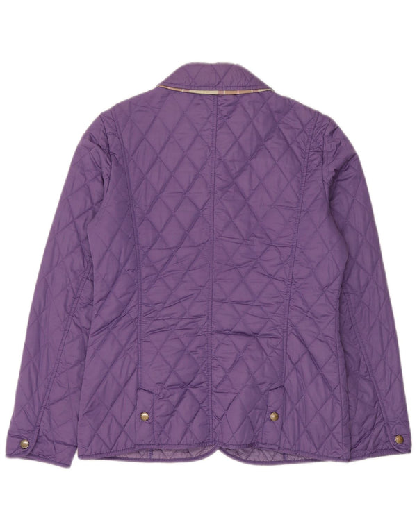 Γυναικείο καπιτονέ μπουφάν Barbour UK 12 Medium Purple Polyester